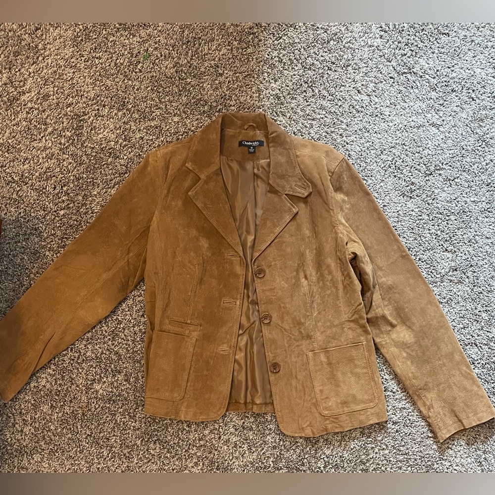 Vintage brown leather jacket